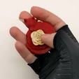ezgif.com-video-to-gif-14.gif Archivo STL Llavero Fox Fidget Spinner, Impresión en el lugar, Juguete Fidget・Design para impresora 3D para descargar
