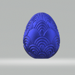 osterei-1.gif STL file 4 Easter eggs (Ostereier)・3D printing idea to download, 3DFilePrinter