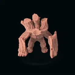 wood-gif.gif STL file Wood Golem・Design to download and 3D print