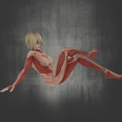 annie13.gif STL file Female titan from aot - attack on titan sexy・3D printable model to download, tuanmttl