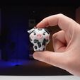 4-clicker,-llavero-vaquita,-clicker-3D,-tecla-mecánica,-impresión-multicolor,-accesorio-divertido,.gif Брелок для ключей "Корова" - симпатичный дизайн 🐮✨