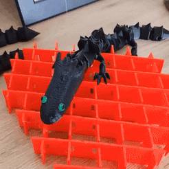 Happy Dancing Dragon Tootless Meme - Articulated fidget toy dragon   inspired to the meme dragon from "How to Train Your Dragon"