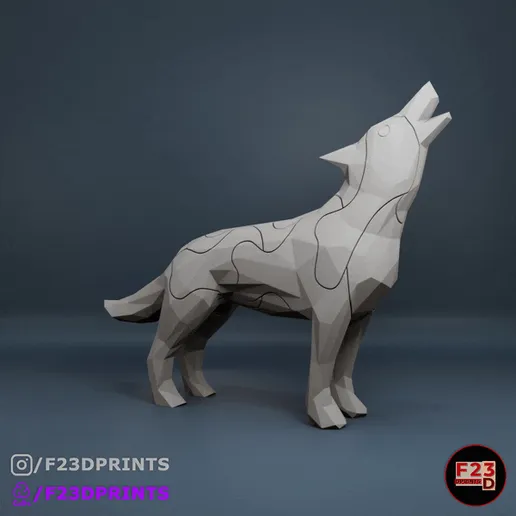 Lobo-2.gif Wolf 3d low poly puzzle