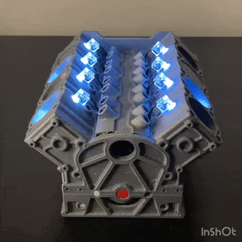V8 engine