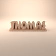 Thomas_Organic.gif Thomas 3D Nametag - 5 Fonts
