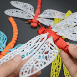 3.gif Файл STL Flexi dragonfly・Шаблон для 3D-печати для загрузки