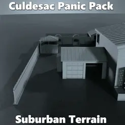 MainThumb.gif STL file Culdesac Panic Pack - Suburban Terrain・3D print design to download