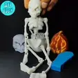 Sequence-01_2.gif ARTICULATED HALLOWEEN SKELETON PACK WITH PROPS