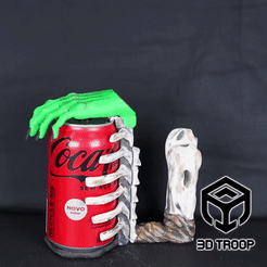 Haloween-Can-Auto-Holder-Gif.gif STL file Halloween Can Holder・3D printer model to download, 3DTROOP