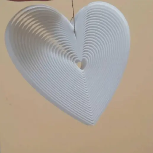 Trippy Heart Deco 3D model