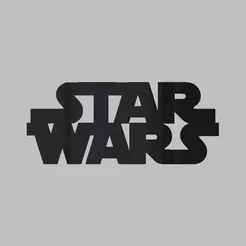 Star-Wars-Flip-Text.gif STL file STAR WARS FLIP TEXT・3D printer model to download