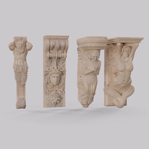 bundle_Main-Camera.mp4 Colección de ménsulas clásicas y de fantasía - Bundle Deal