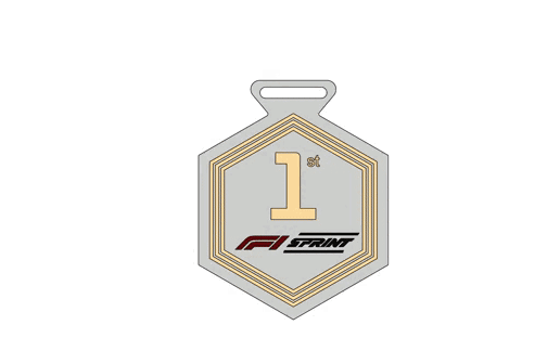 Medal Sprint Race 1st Type 1 - 3D model önizlemesi
