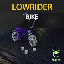 Untitled-1.gif STL file LOWRIDER BIKE・3D printer model to download, Pixel3D