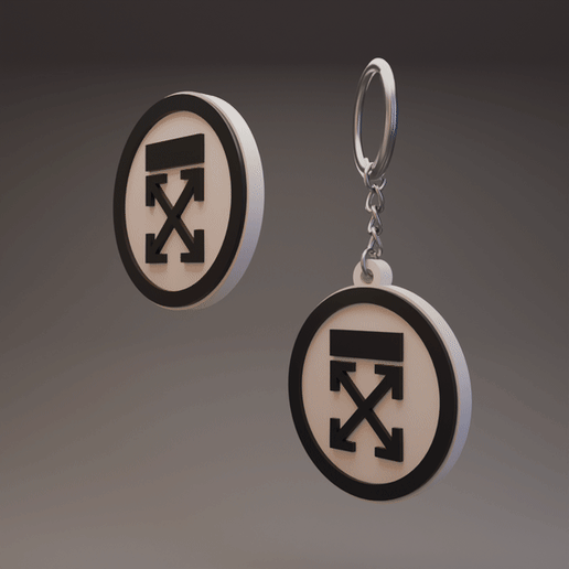 Off-White - Keychain and Coin/Badge