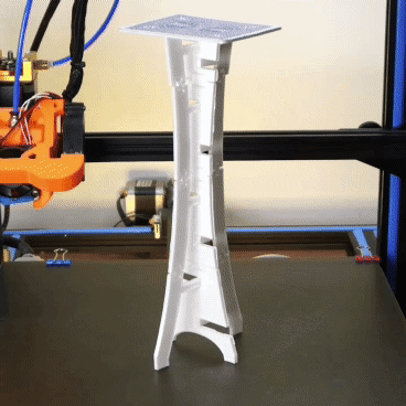 Foldable Card Table Print in Place - 3D model önizlemesi