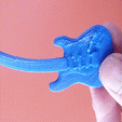 Guitare .gif Free STL file Fender Stratocaster PLA+ PLA Soft Guitar・Object to download and to 3D print