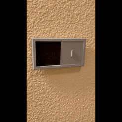 Untitled-design-2.gif Free STL file Sliding Sign (Clean/Dirty, Him/Her, Here/Not Here)・Template to download and 3D print