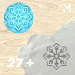 Snowflakes.gif Stamp - Snowflakes