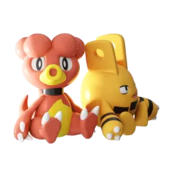 U.gif STL file MAGBY AND ELEKID CUTE FANART POKEMON・Model to download and 3D print