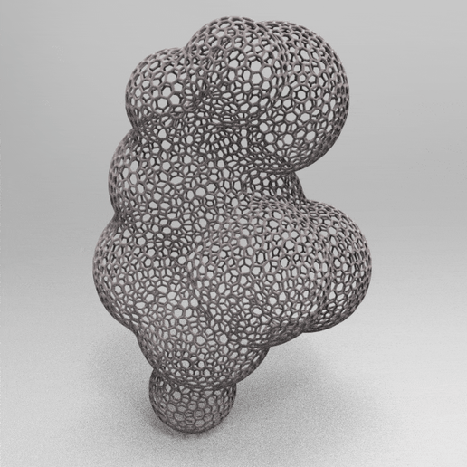 bubbles voronoi buble 1 3D model