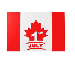 Gif.gif Archivo STL Soporte de escritorio con la bandera de Canadá del 1 de julio・Design para impresora 3D para descargar, Khanna3D
