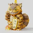 Catbus-PiggyBank-version.gif Catbus - Lucky fortune cat - PiggyBank version -ネコバス-Nekobasu - My Neighbor Totoro-studio ghibli-cat-FANART FIGURINE