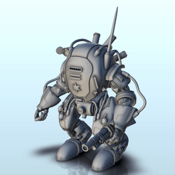 GIF-V27.gif Archivo STL Qheone robot de combate (27) - BattleTech MechWarrior Warhammer Scifi Ciencia ficción SF 40k Warhordes Grimdark Confrontación・Diseño para descargar y imprimir en 3D, Hartolia-Miniatures