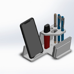 Porta-penne.gif 3MF-Datei Stifthalter kostenlos herunterladen • 3D-Druck-Vorlage, luca17liuk