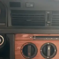 ezgif.com-video-to-gif-converter-1.gif Mercedes 190E heater air vent control switch button knob 190D 190E W201