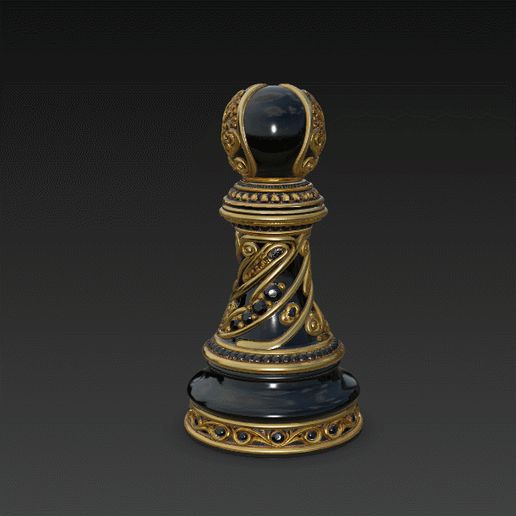 GIFPEON.gif DELUXE CHESS + CHESSBOARD FOR COLLECTORS