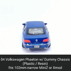 04-Phaeton.gif STL file 04 Phaeton Body Shell with Dummy Chassis (Xmod and MiniZ)・3D printing design to download
