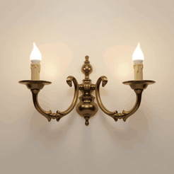 thumb.gif STL file Antique Chandelier・Template to download and 3D print, nowprint3d