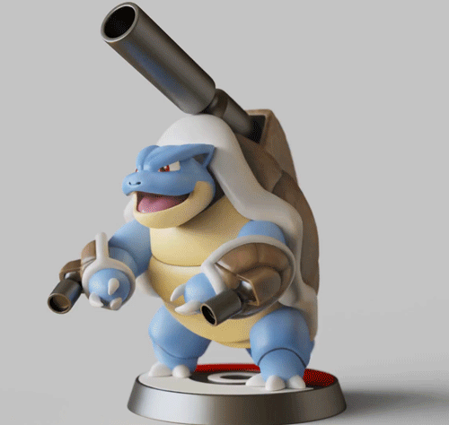 Mega-Blastoise.gif Mega Blastoise - FAN ART - POKÉMON FIGURINE -POKEMON