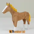 Horse_gif.gif 🐴🦄Low Poly Horse and Unicorn Puzzle