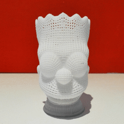 picasion.com_f956dc5c23074e2698fec7e938f90f1c.gif Download STL file BART WIREFRAME 3D MODEL • Model to 3D print, Sabioprods3D