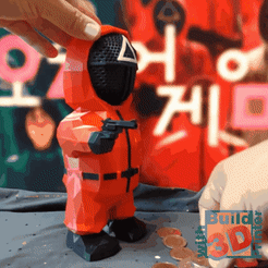 SQG_gif_s2.gif Download free STL file Squid Game Coin Bank • 3D printable template, Jwoong