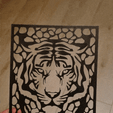 20240128_001332.gif line art lion, wall art lion, 2d art lion, wall lion, decoration lion, Exquisite 3D Line Art Lion
