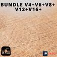 ezgif.com-optimize.gif Fichier STL BUNDLE V4+V6+V8+V12+V16+ CAN COOLERS FOR REGULAR AND MINI CANS / FITS MOST PRINTERS・Design imprimable en 3D à télécharger