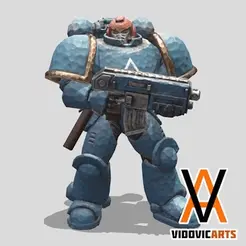 Marine.gif STL file Tall Overpowered Bastards・3D printer model to download, VidovicArts