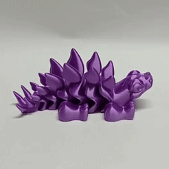 Stegosaurus.gif STL-Datei Schöner Stegosaurus Flexi herunterladen • 3D-druckbare Vorlage, angeljacobofigueroa