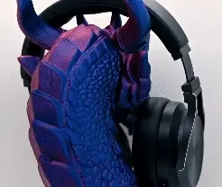 dragon_headset-drafnirs.gif Dragon Head Phone Stand / Headset Holder