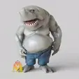 King-Shark.gif King Shark - Chibi version-Suicide Squad-fanart