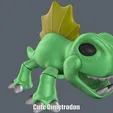 Cute-Dimetrodon.gif Cute Dimetrodon (Easy print and Easy Assembly)