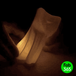 Ghost_01.gif 3D file Cloth ghost lighting・3D printing model to download