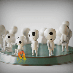 Kodama-Princess-Mononoke.gif Kodama-Princesse Mononoke- version 12 pièces- (コダマ) -もののけ姫-studio Ghibli-FANART FIGURINE