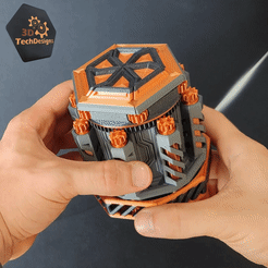 Title_Gif_480p.gif 3D file Geared Mechanical Box・3D print design to download