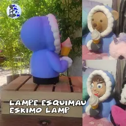 esquimau.gif Eskimo lamp, teddy bear