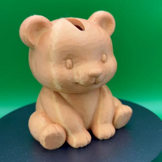 bear.coin.bank.3d.printed.model.mp4 小熊存钱罐--3D 打印小猪存钱罐