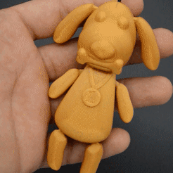 2.gif STL file Dog toy keychain・3D printing design to download